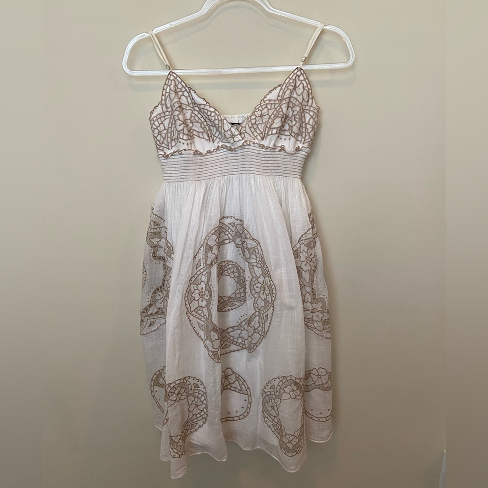 BCBG Max Azria Embroidered Dress